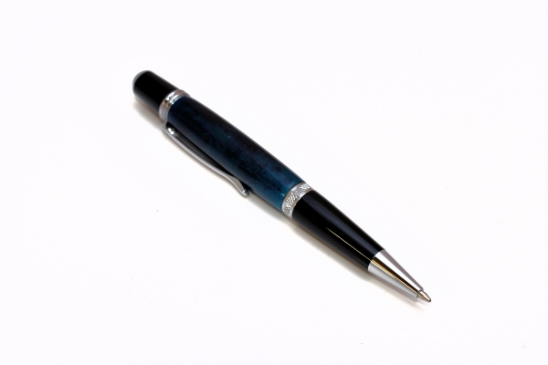 Kugelschreiber blaues Harz